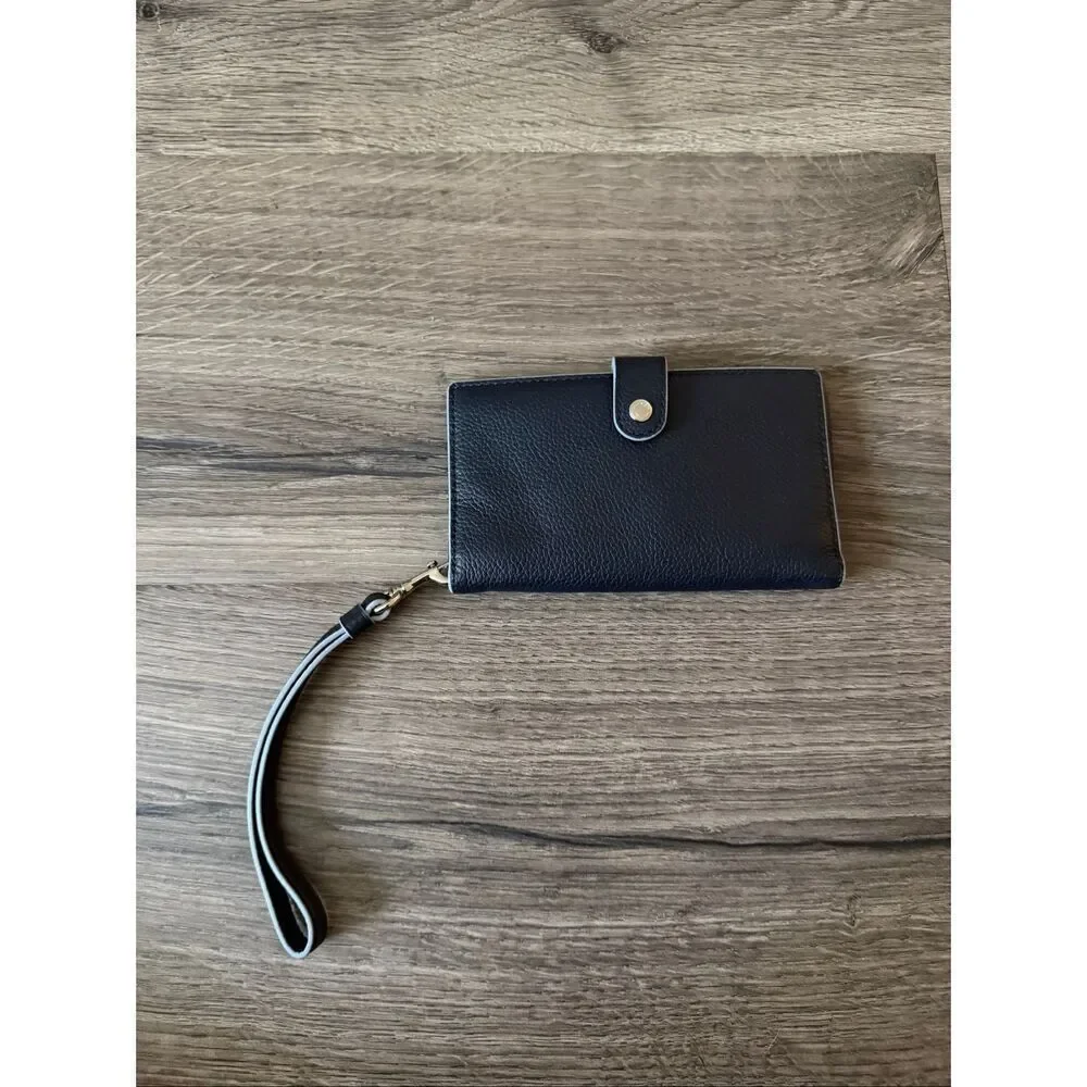 Coach Wristlet Wallet Navy color - Picture 1 of 4